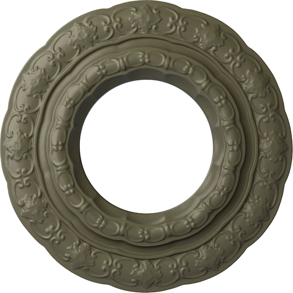 Ekena Millwork Lisbon Ceiling Medallion (Fits Canopies up to 7"), Hnd-Painted Spartan Stone, 15 3/8"OD x 7"ID x 1"P CM15LISSF - main